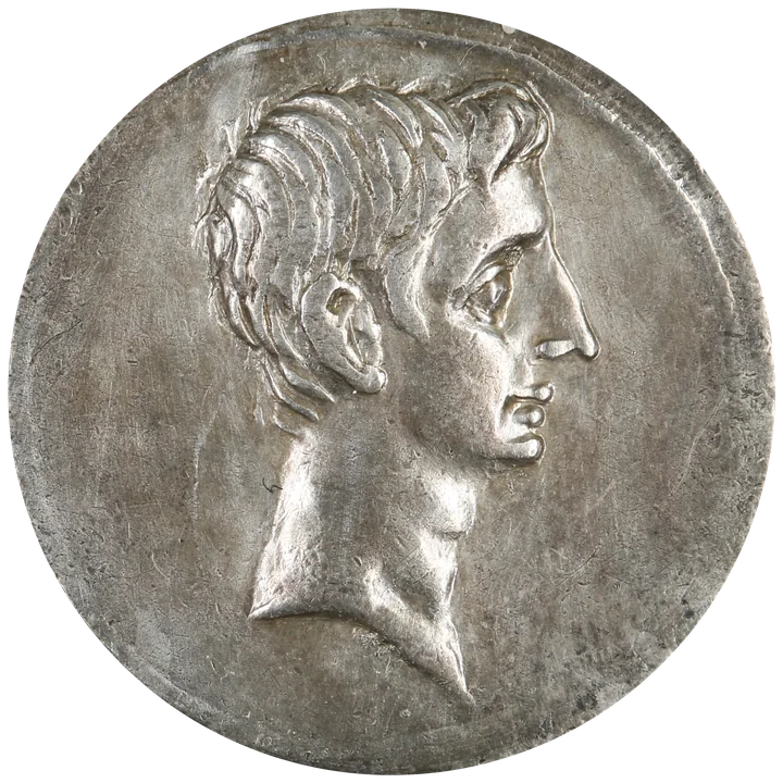 Denarius perak Octavian · 29–27 SM